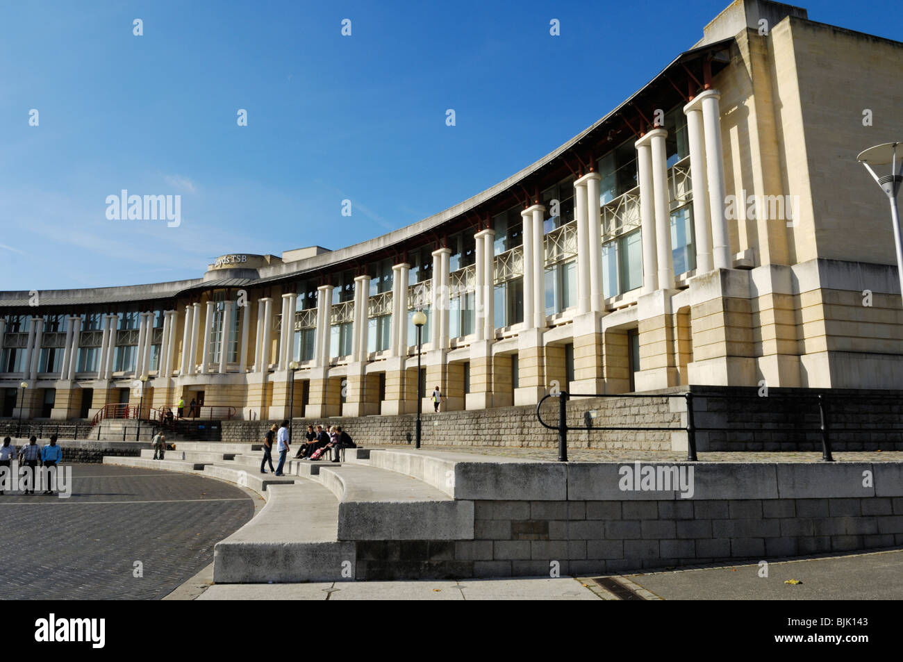 Canons House, der regionale Hauptsitz von Lloyds TSB in Cannons Marsh, Bristol, England. Stockfoto