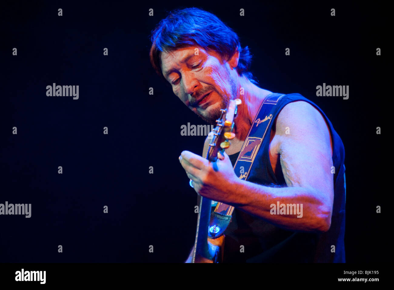 Britischer Sänger und Songwriter Chris Rea live Auftritt in der Konzerthalle im KKL in Luzern, Schweiz, Europa Stockfoto