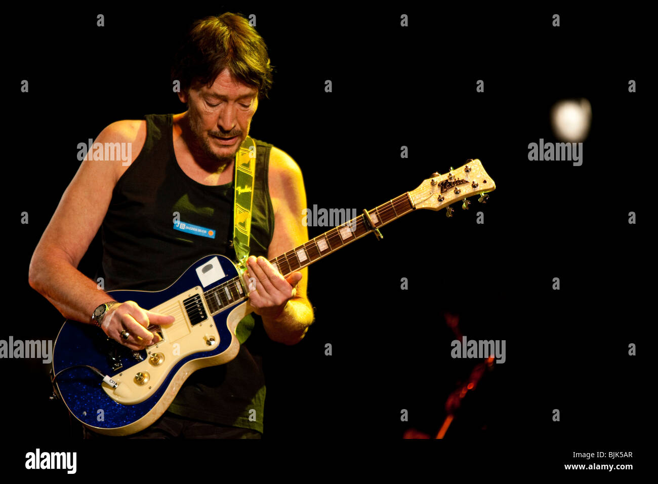 Britischer Sänger und Songwriter Chris Rea live Auftritt in der Konzerthalle im KKL in Luzern, Schweiz, Europa Stockfoto
