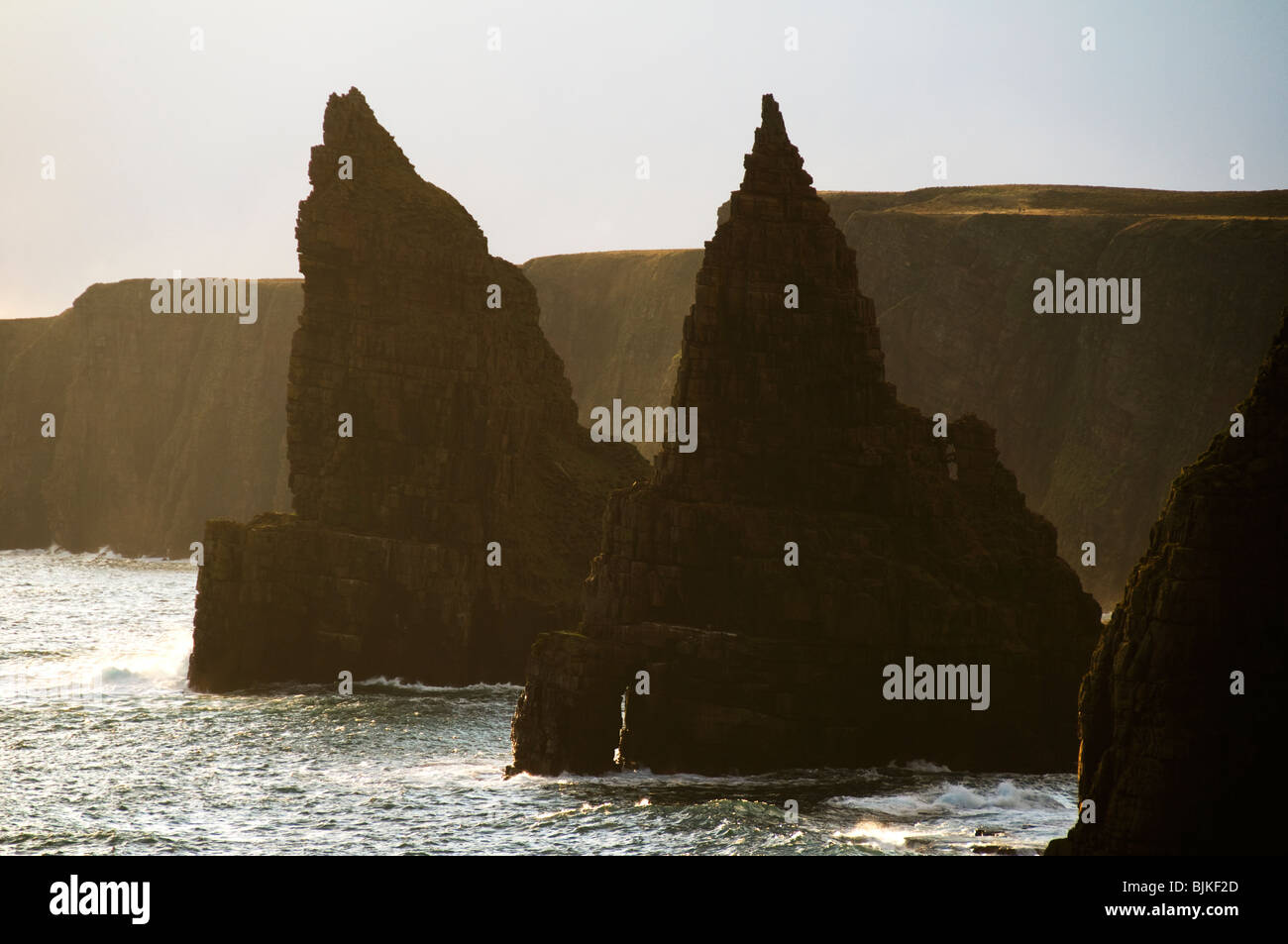 Die Stapel von Duncansby Duncansby Head, Caithness, Schottland, UK Stockfoto