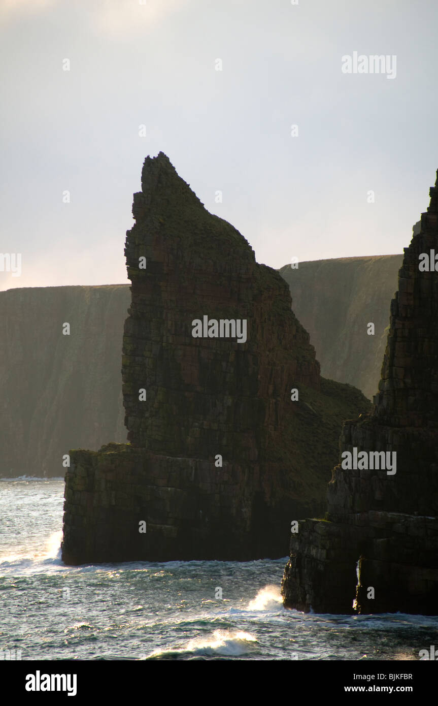 Die Stapel von Duncansby Duncansby Head, Caithness, Schottland, UK Stockfoto