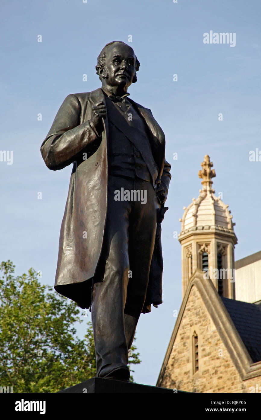 Statue von Sir Thomas Elder vor der Universität von Adelaide, South Australia, Australia Stockfoto