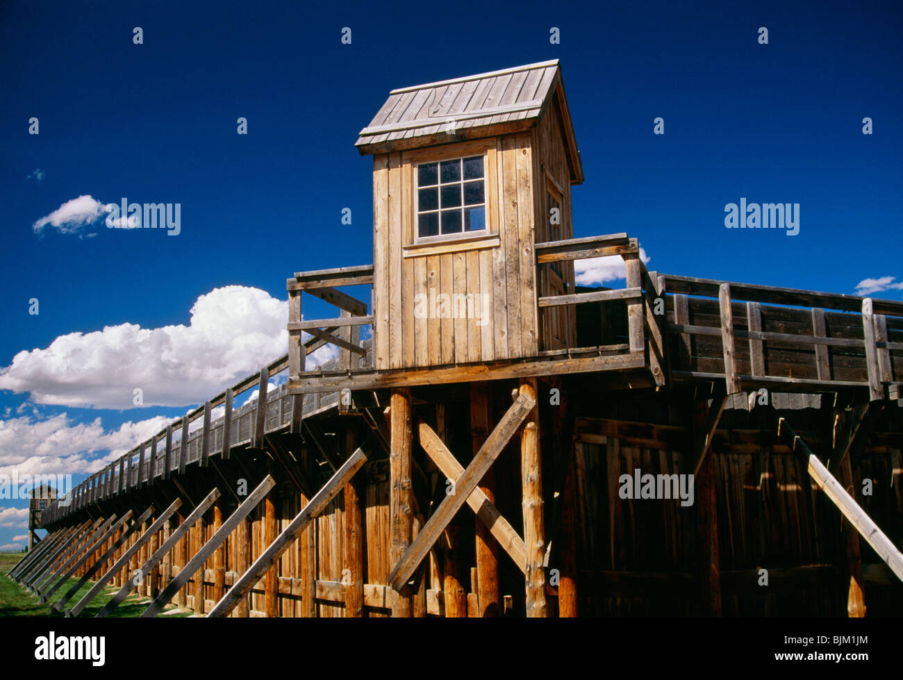 Wyoming Territorial Prison & Old West Park Stockfoto