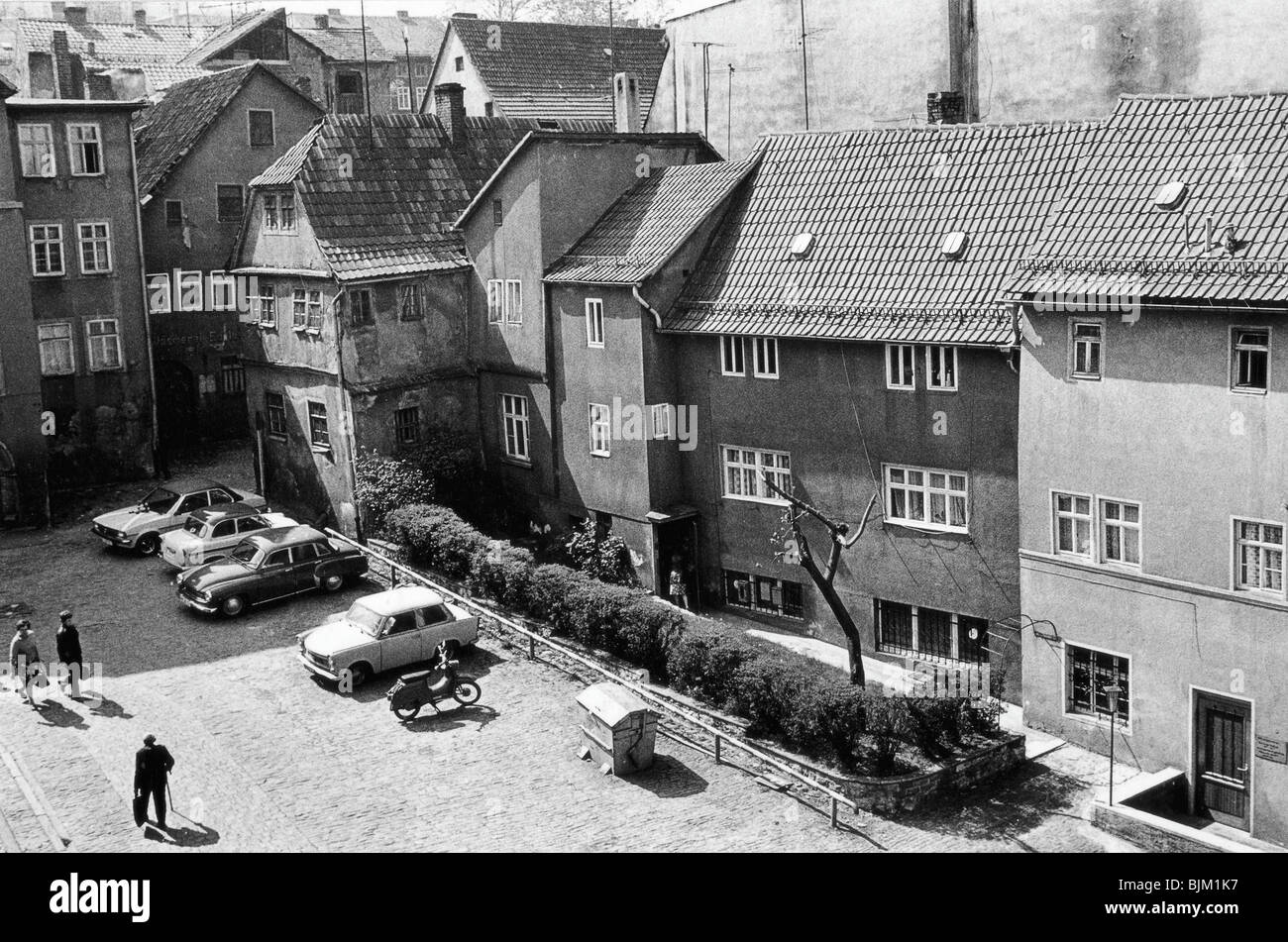 Kleinstadt, Ost-Deutschland, Europa, ca. 1985 Stockfoto