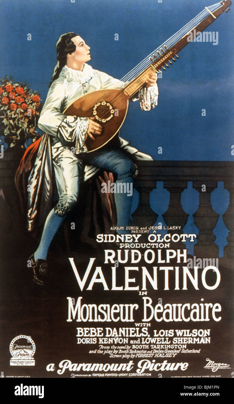 MONSIEUR BEAUCAIRE (1924) RUDOLPH VALENTINO SIDNEY OLCOTT (DIR) 003 Stockfoto