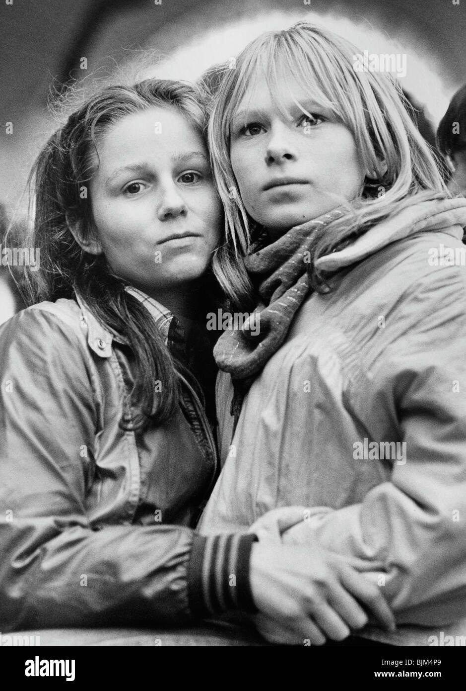 Junge Menschen, Ost-Deutschland, Europa, ca. 1986 Stockfoto