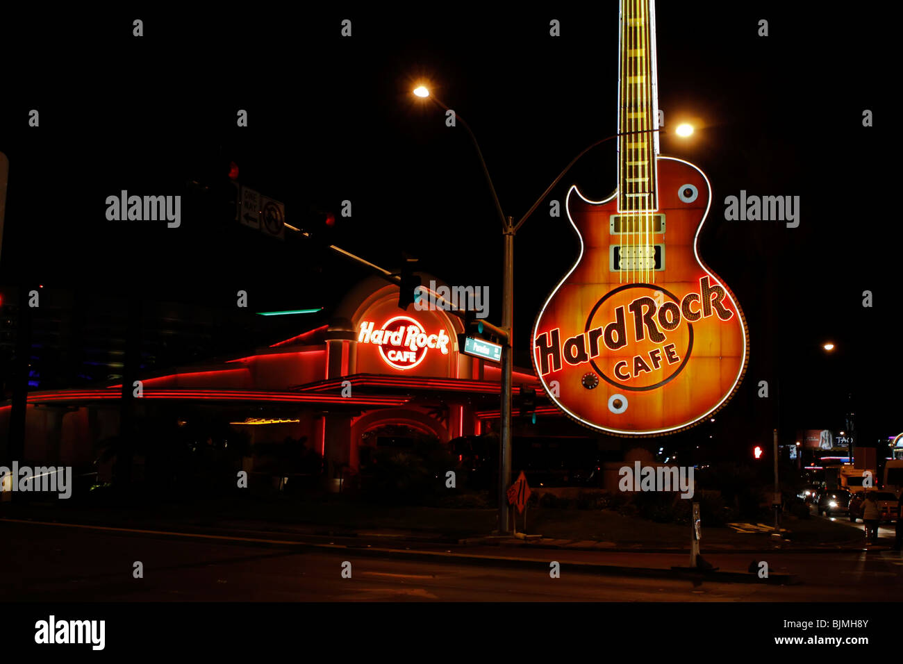 Hard Rock Cafe, Paradise Road, Las Vegas, Nevada, USA Stockfoto
