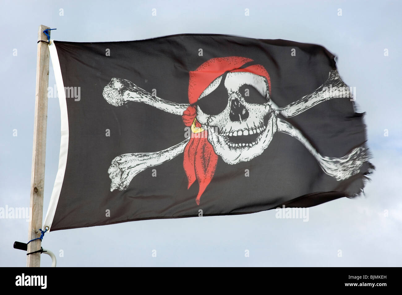 Piratenflagge Stockfoto