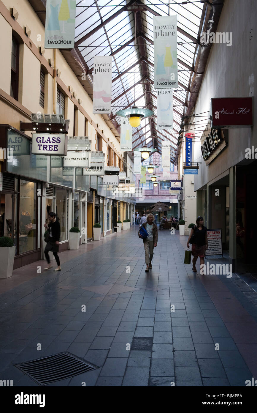 Howey Place, Melbourne, Victoria, Australien Stockfoto