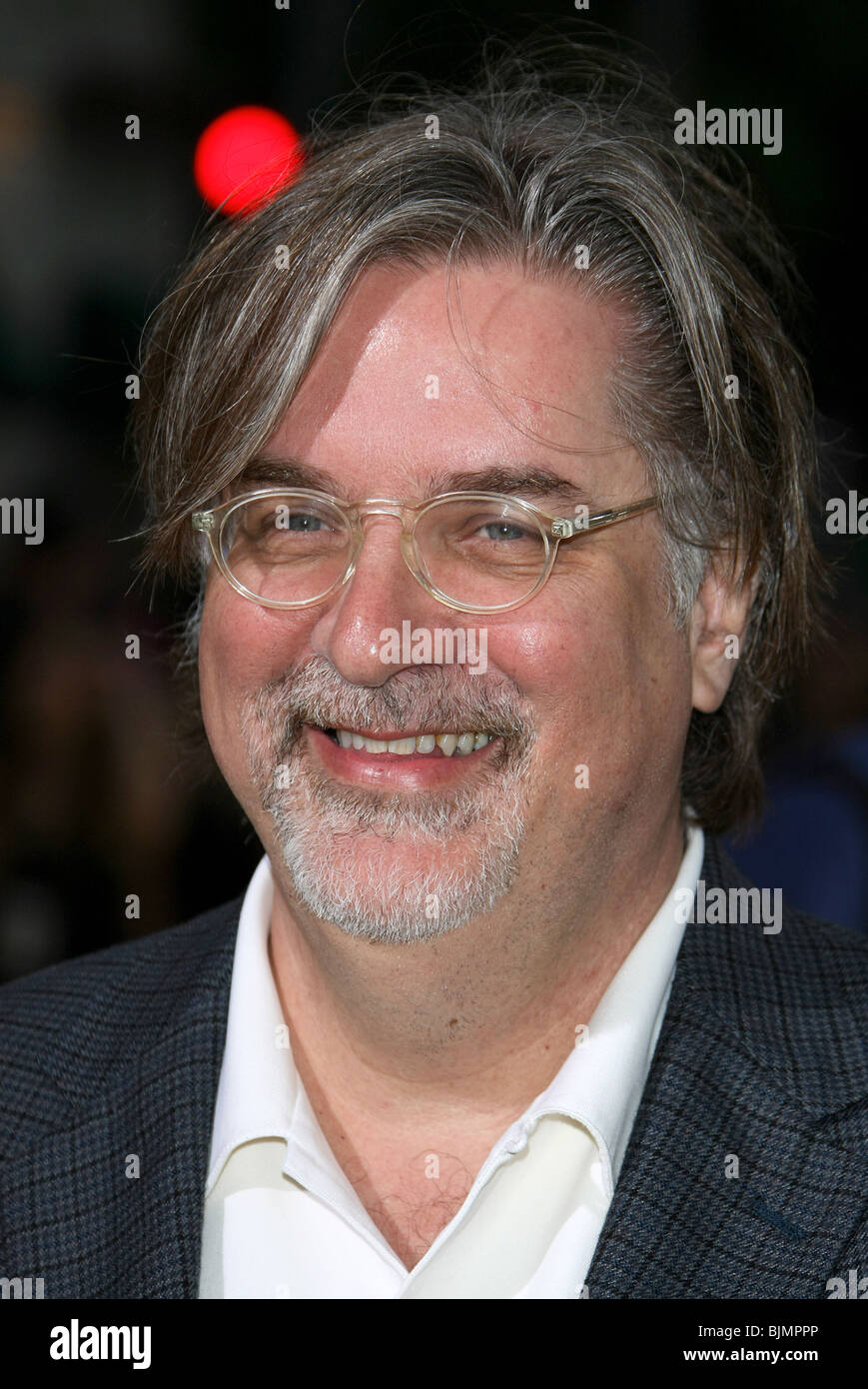 MATT GROENING die Simpsons – der Film PREMIERE WESTWOOD LOS ANGELES USA 24. Juli 2007 Stockfoto