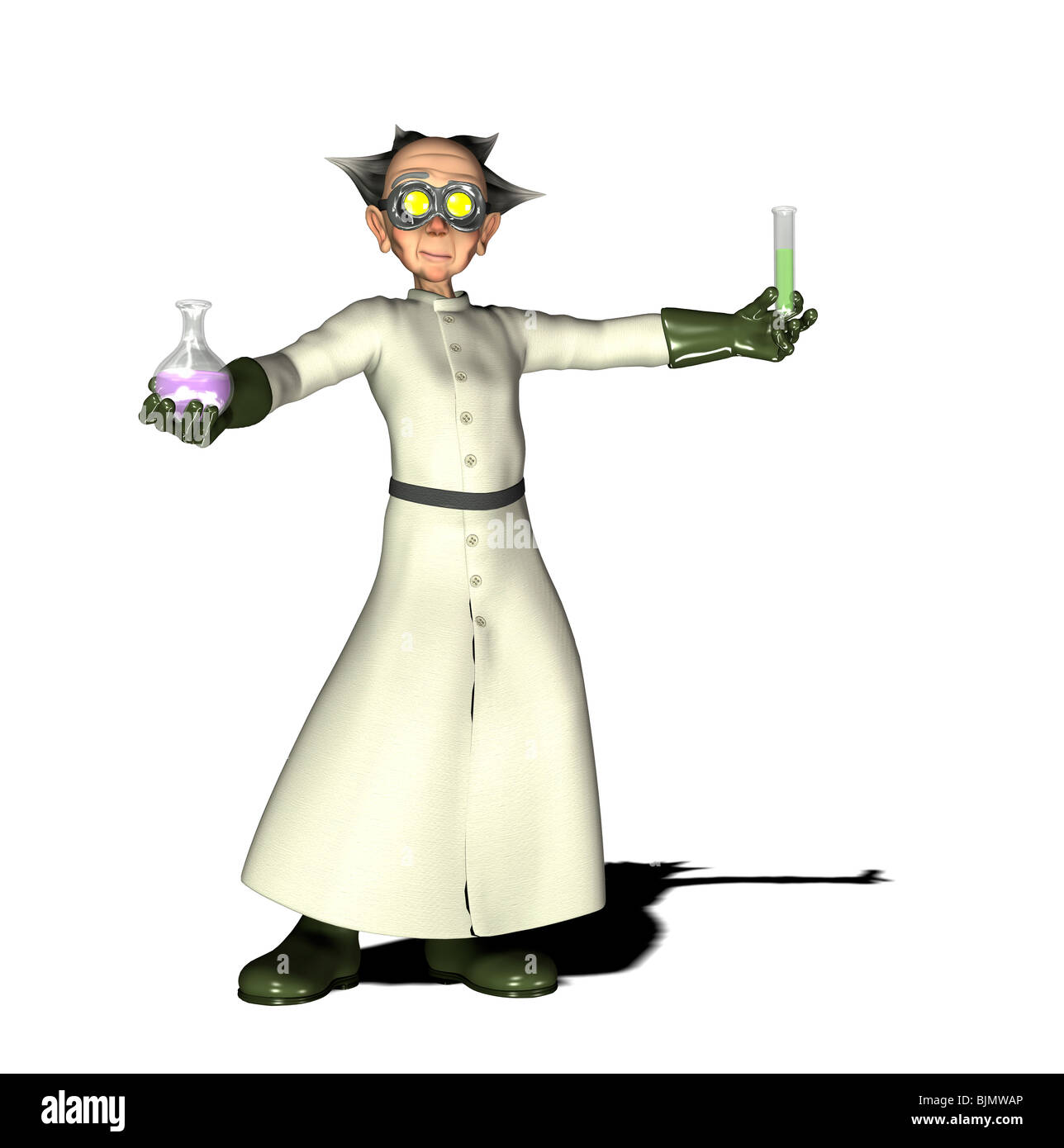 Mad Scientist Stockfoto