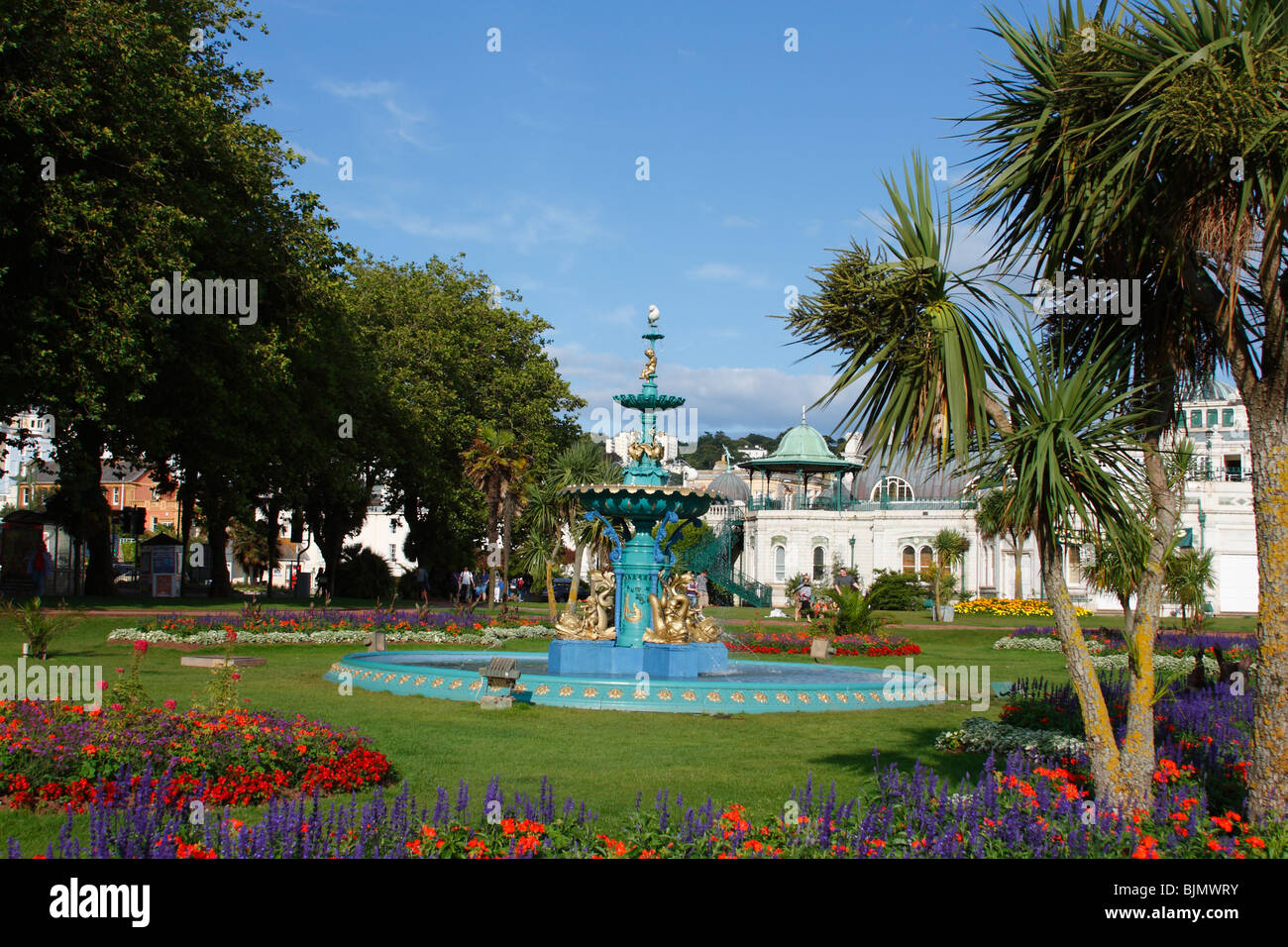 Princess Gardens, Torquay Stockfoto