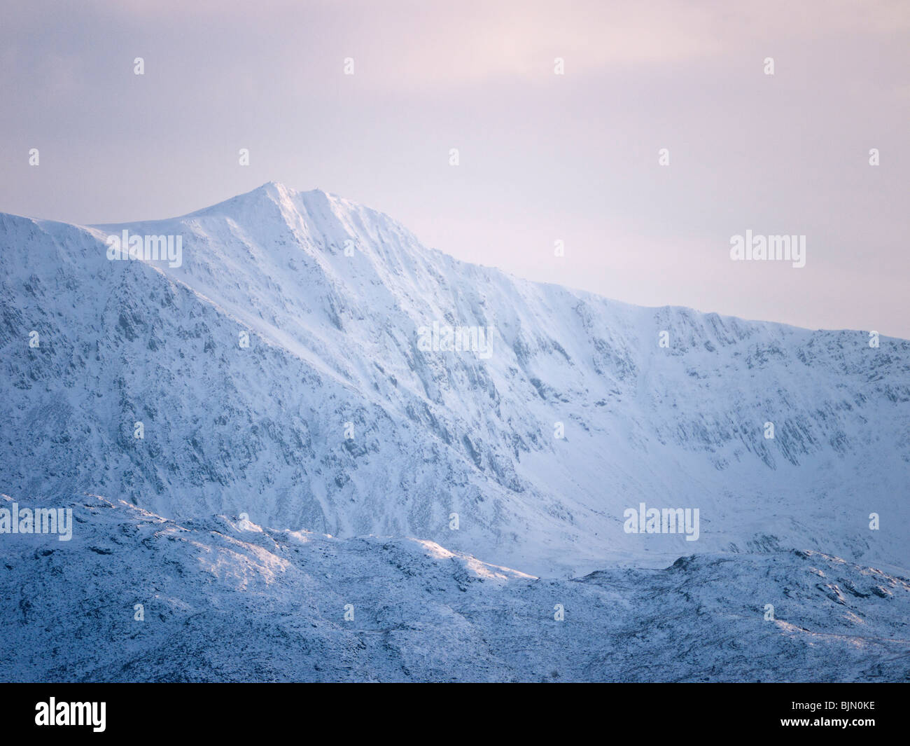Cadair Idris Penygadair zeigt, der höchste Punkt 893m oder 2930 ft Ortszentrum Snowdonia Wales UK Stockfoto