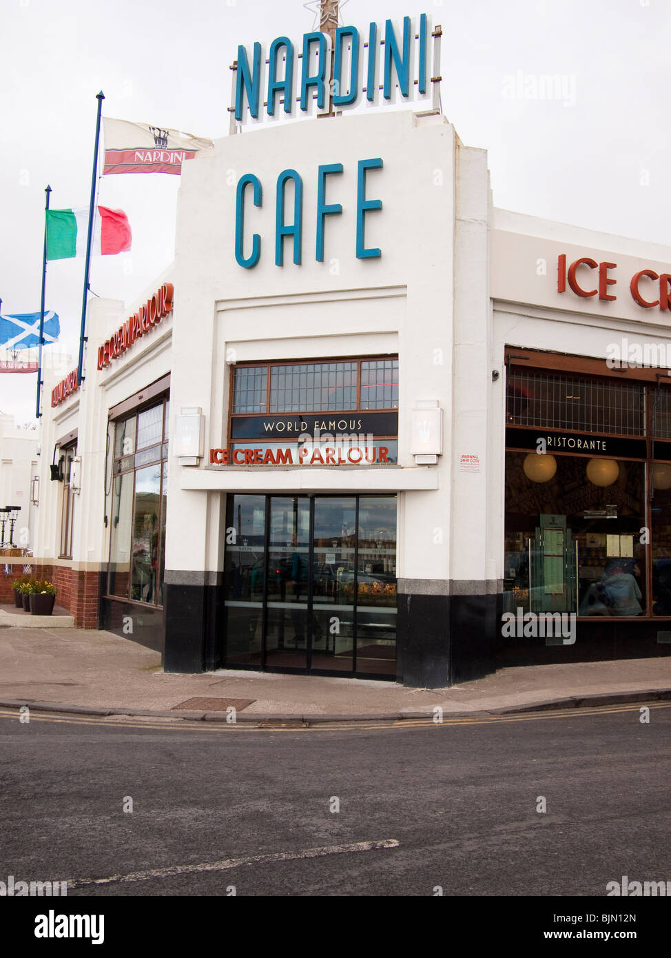 Nardini Cafe, Largs, Schottland Stockfoto