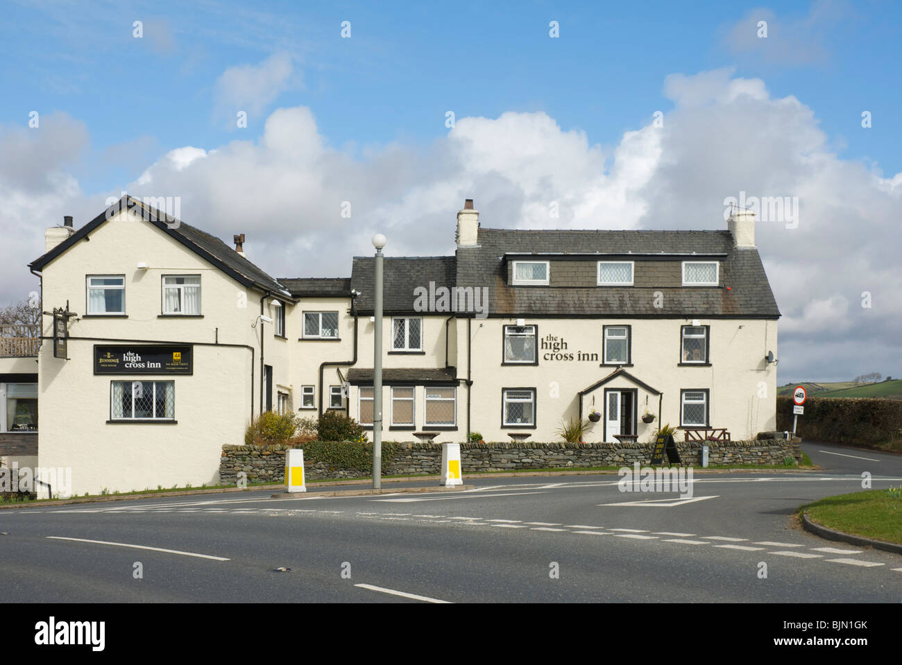 High Cross Inn in der Nähe von Broughton-in-Furness, Cumbria, England UK Stockfoto