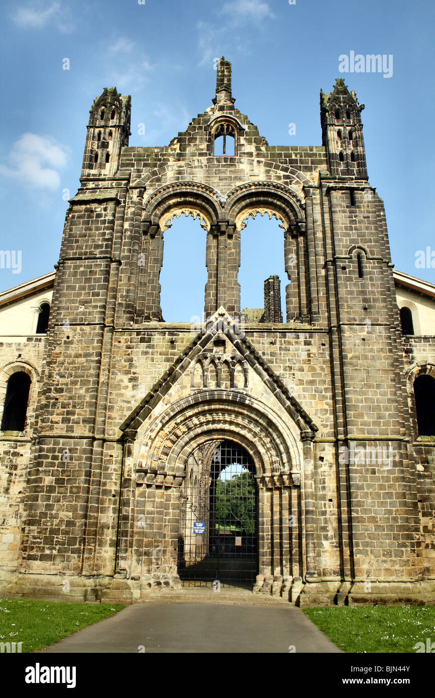 Kirkstall Abbey Leeds Yorkshire mittelalterliche Zisterzienser Kloster einen einzigartigen Teil der Geschichte und das Erbe von Leeds Stockfoto