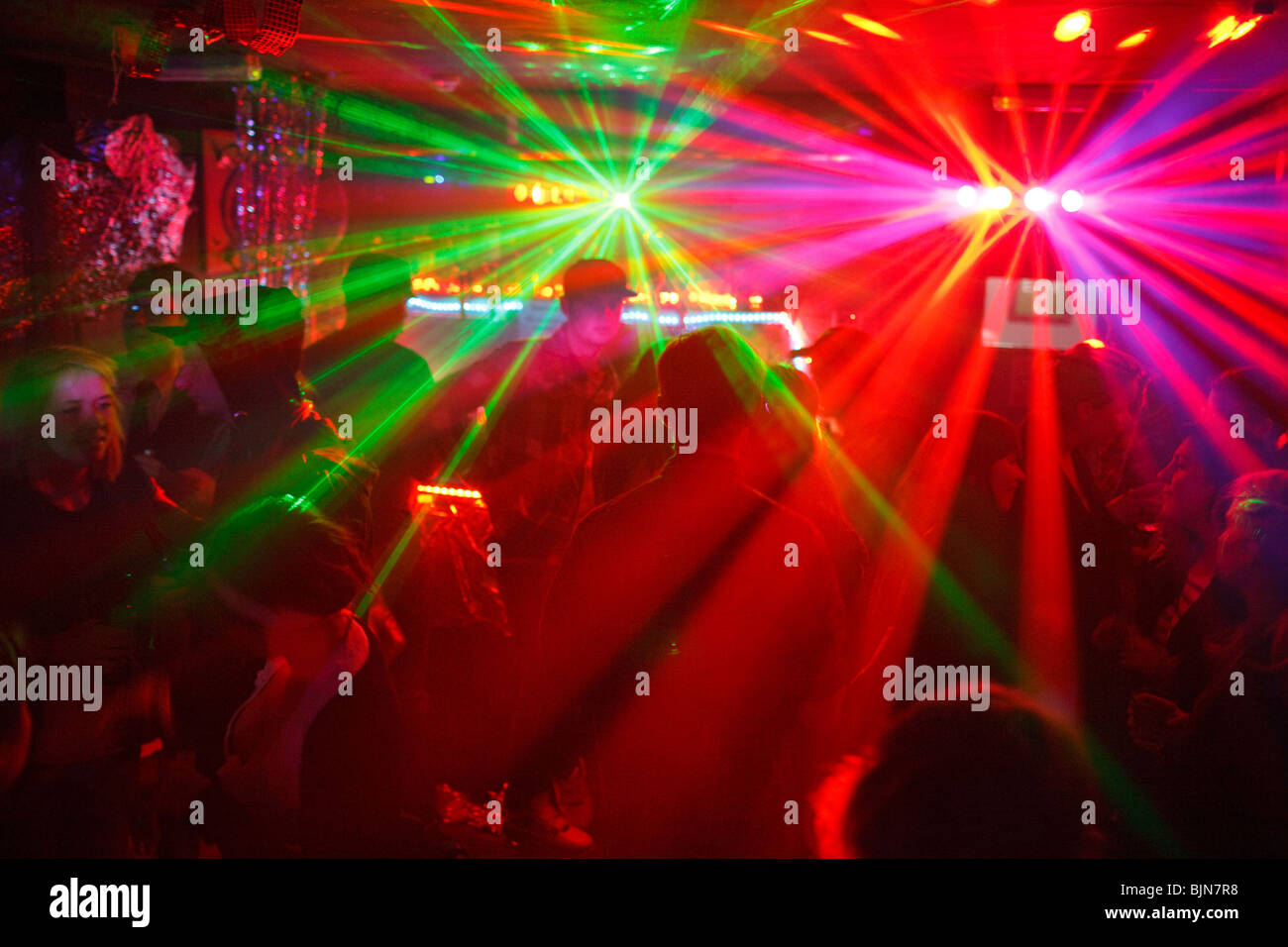 Party im Club Dalston Superstore in Dalston in Hackey, London. Stockfoto