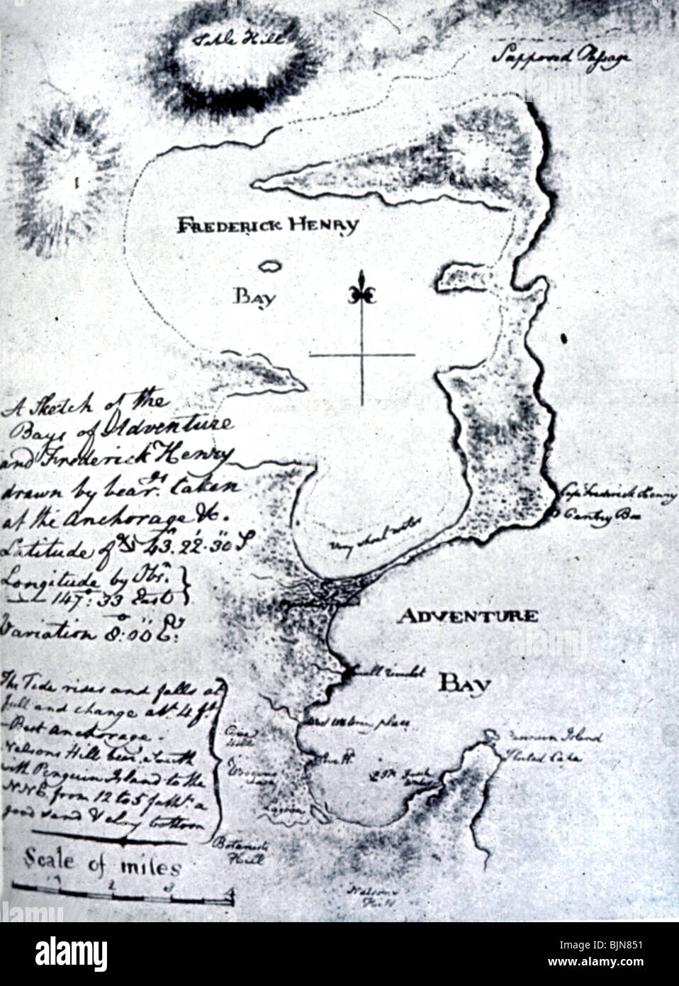 Transport/Transport, Navigation, Mutiny auf der Bounty 1789, Stockfoto