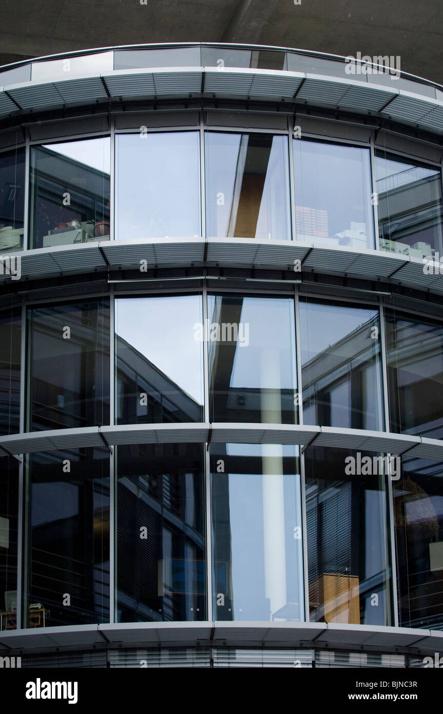 Nahaufnahme des Regierungsviertels Paul Loebe House Gebäude Berlin Deutschland Stockfoto