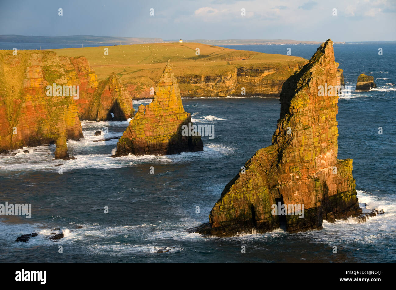 Die Stapel von Duncansby Duncansby Head, Caithness, Schottland, UK Stockfoto