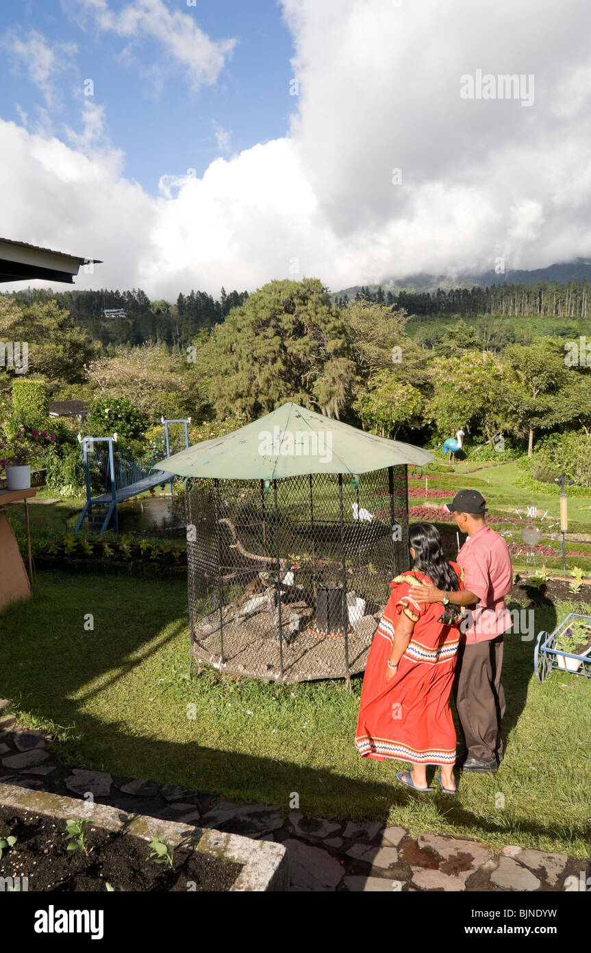 Mi Jardin es Tu Jardin Boquete Chiriqui Provinz Panama Stockfoto