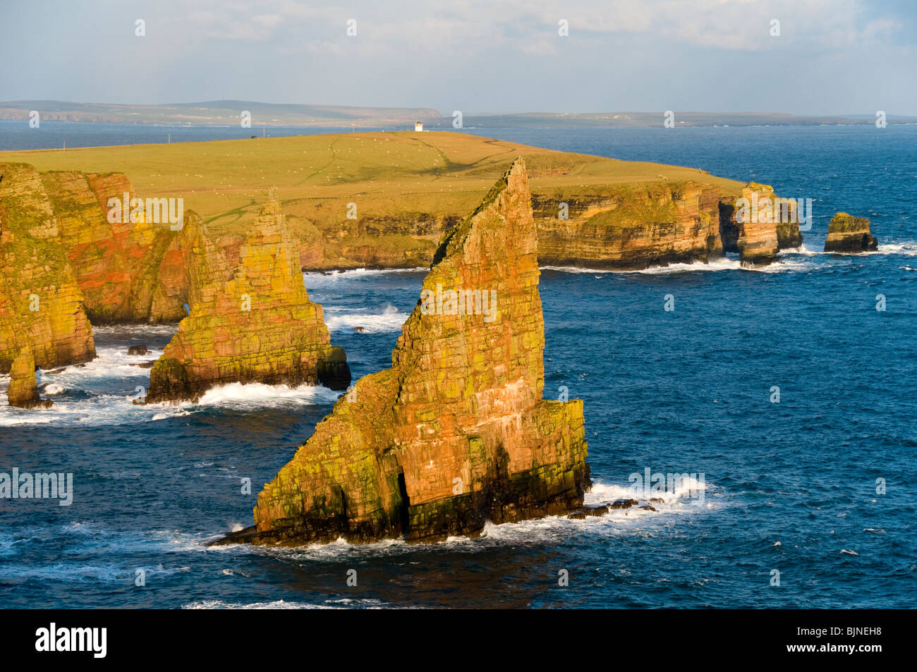 Die Stapel von Duncansby Duncansby Head, Caithness, Schottland, UK Stockfoto
