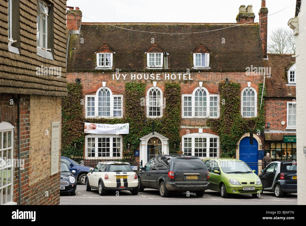 Das Ivy House Hotel in Marlborough High Street, Marlborough, Wiltshire, England, Vereinigtes Königreich Stockfoto