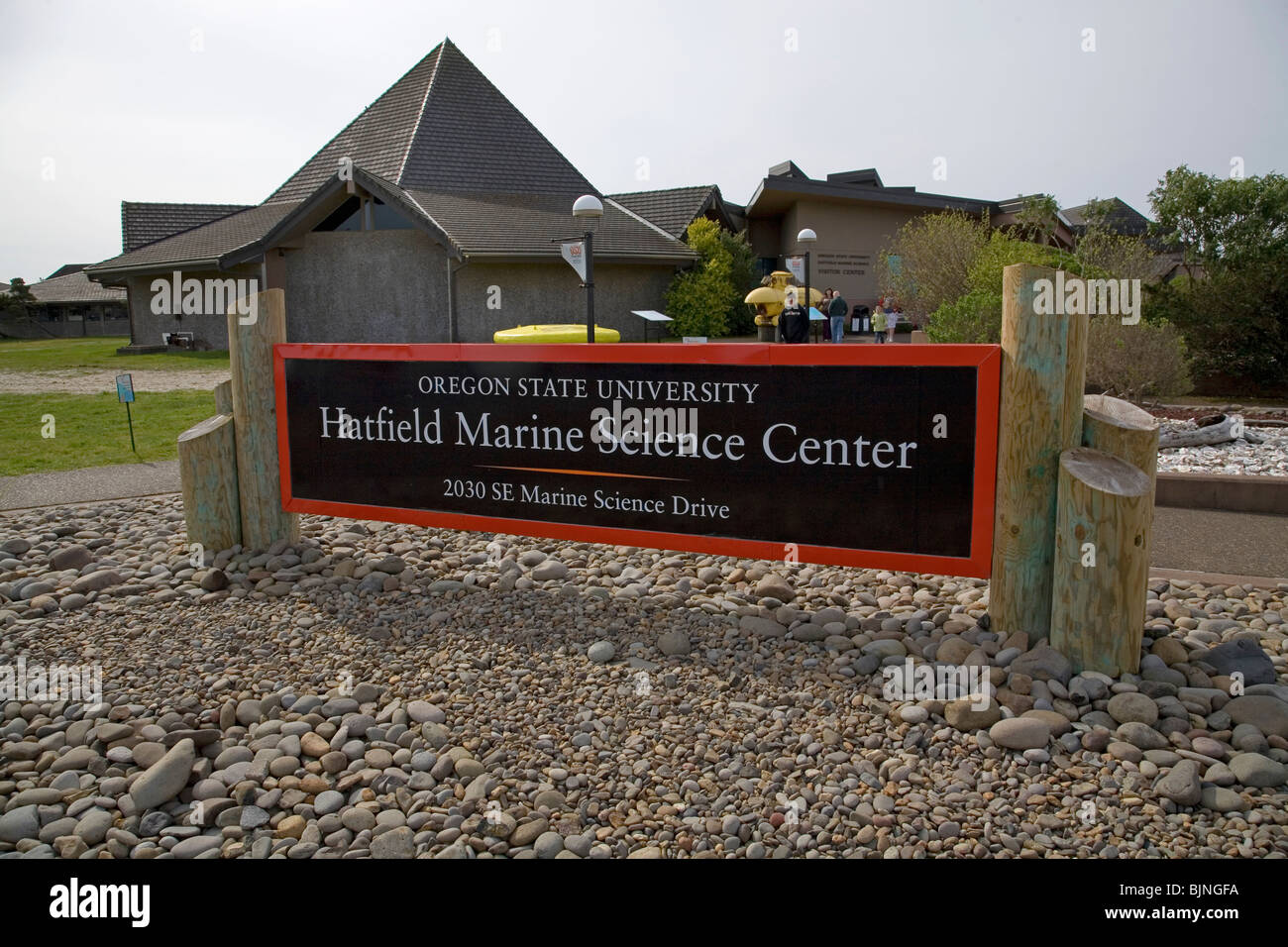 Mark Hatfield Marine Science Center der Oregon State University in Newport, Oregon Stockfoto