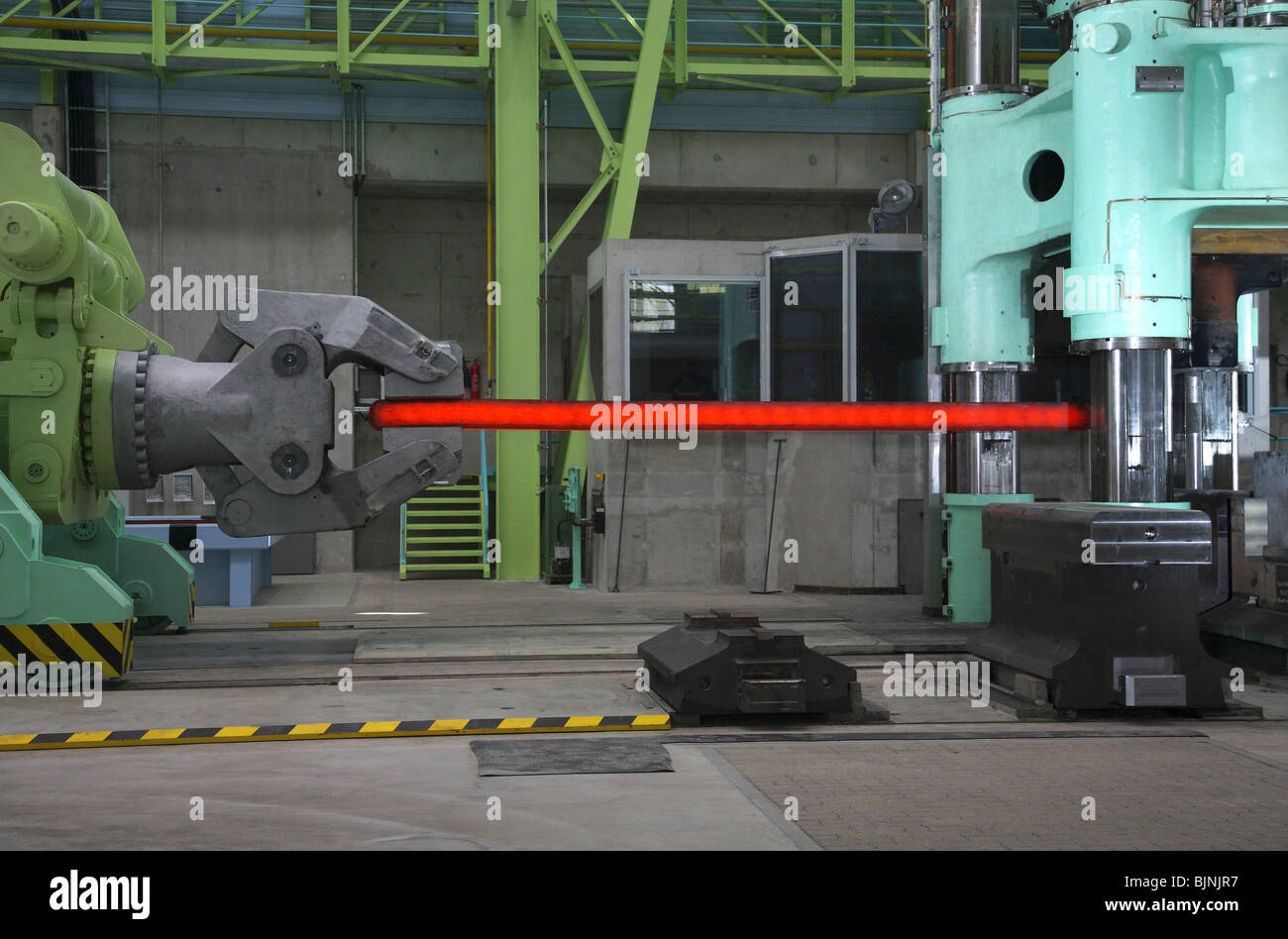 ThyssenKrupp VDM, Hammer-Schmiede, Unna, Deutschland Stockfoto