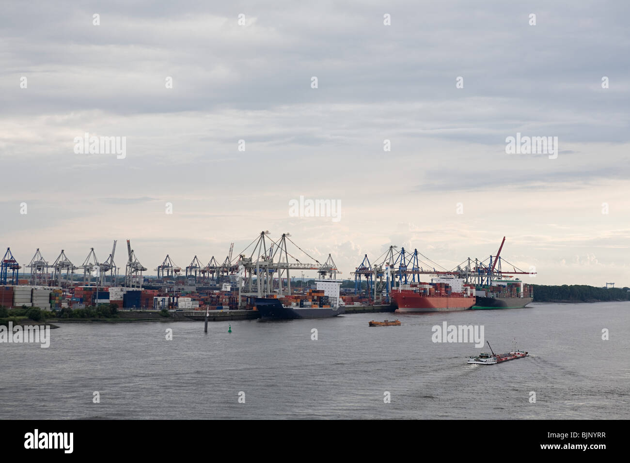 Hamburger Hafen Stockfoto