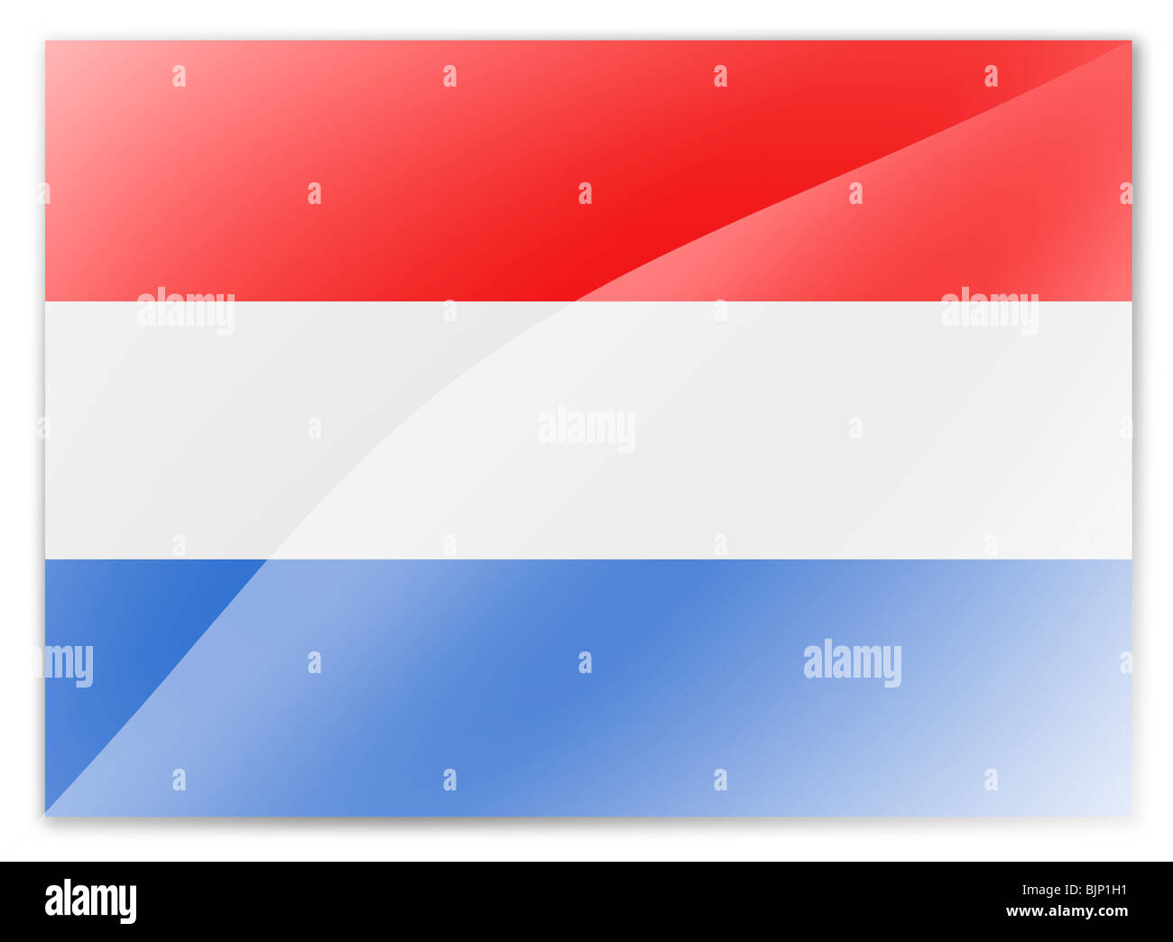 Holland/Niederlande Flagge Stockfoto