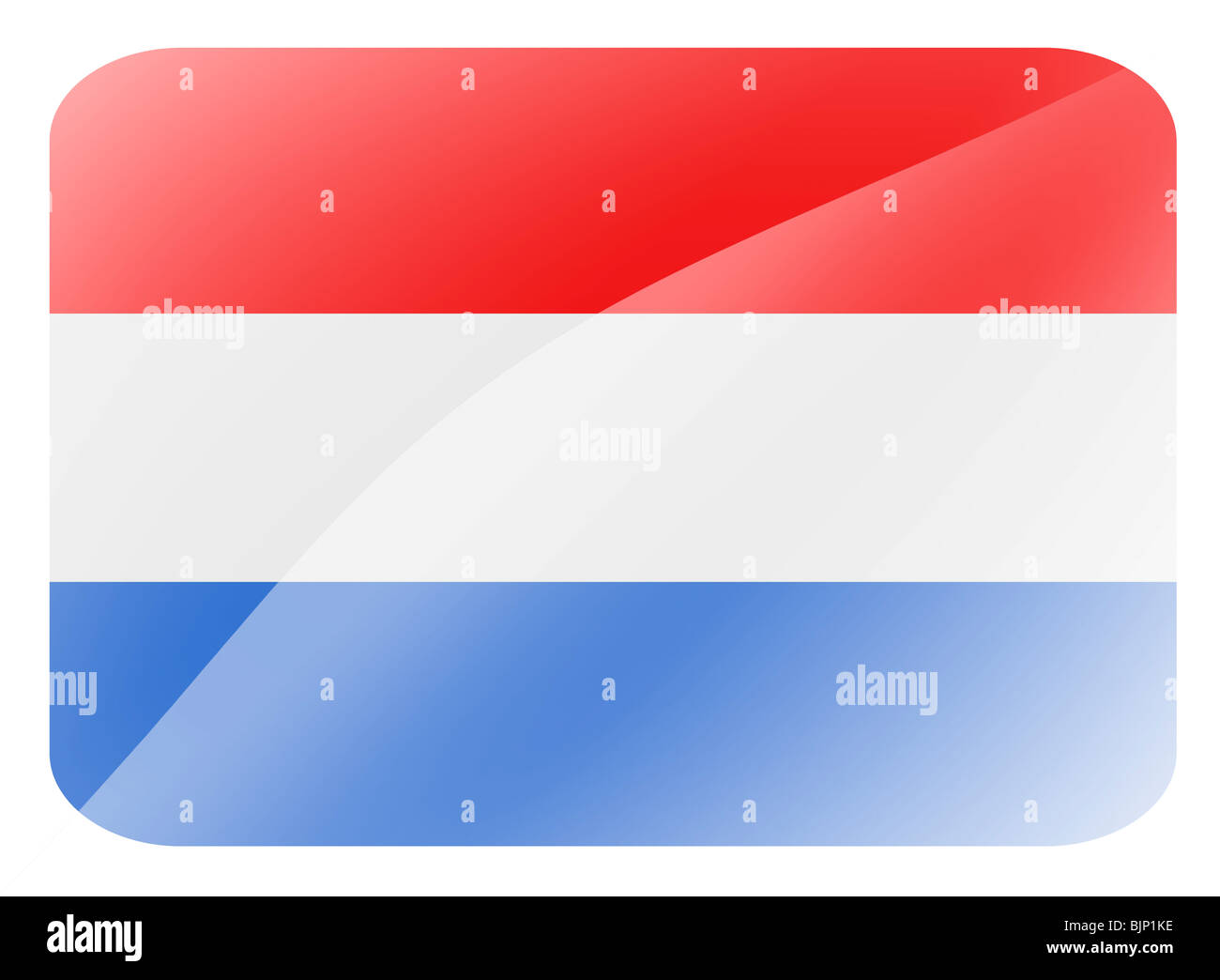 Holland/Niederlande Flagge Stockfoto
