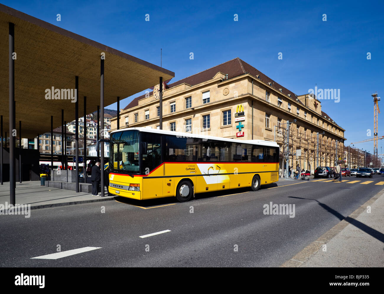 Postal Car Switzerland Stockfotos und -bilder Kaufen - Alamy