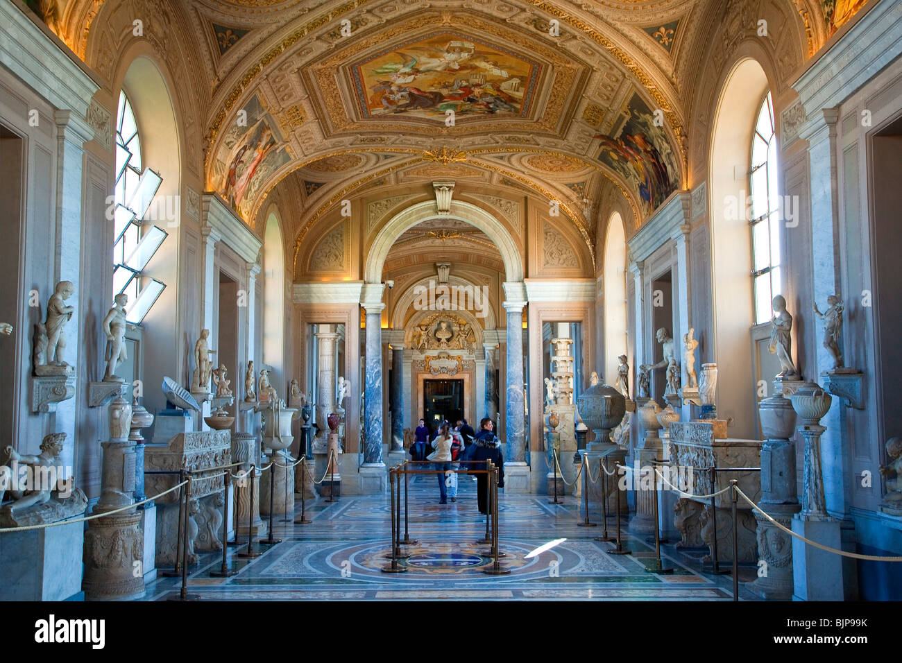 Rom, Vatikanstadt, Vatikanische Museen Stockfoto