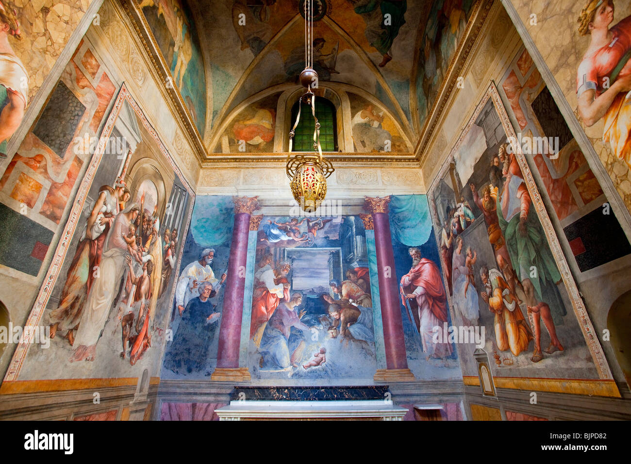 Kirche Trinita dei Monti, Rom Stockfoto