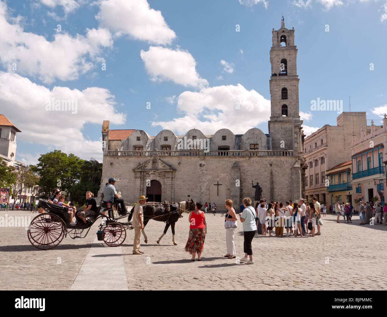 Basílica Menor de de San Francisco de Asis, Altstadt, Havanna Stockfoto