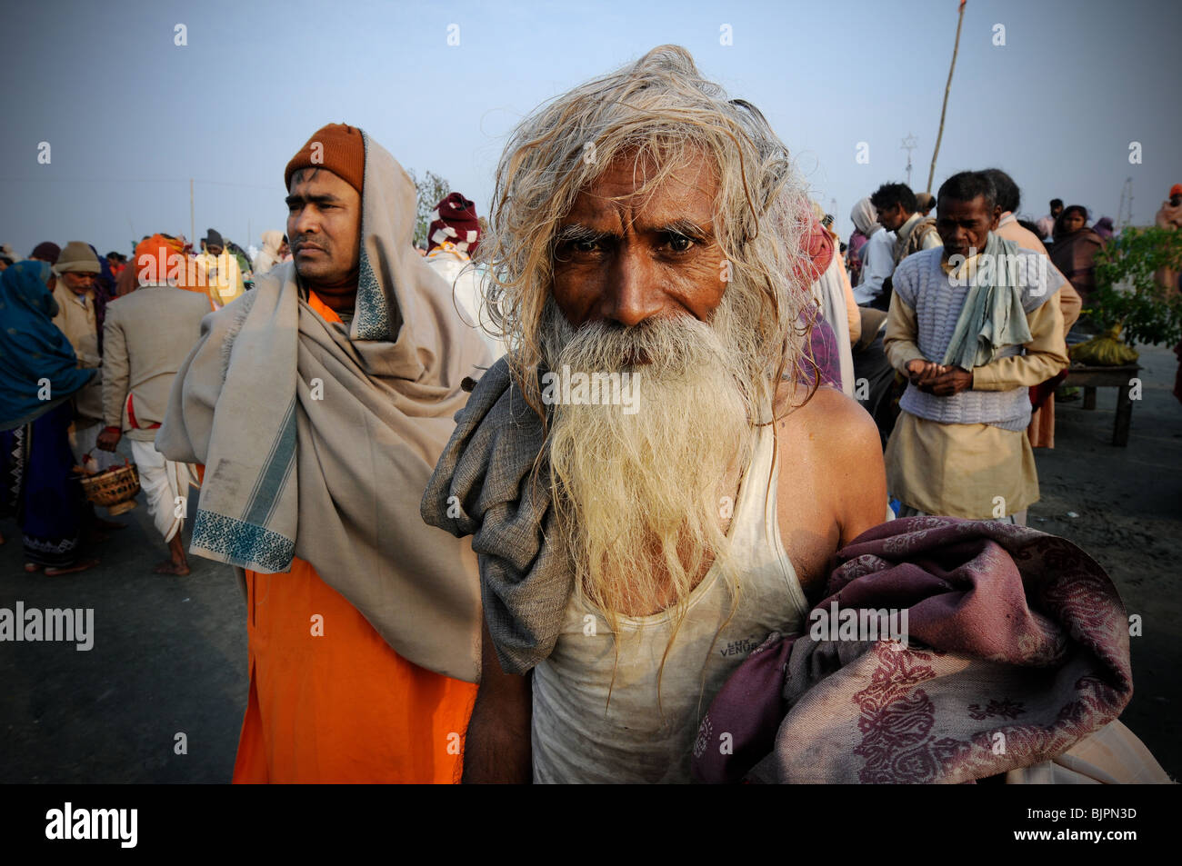 Ganga Sagar Mela Festival in Westbengalen, Indien Stockfoto