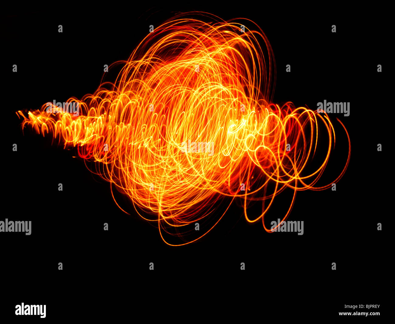 Feuerball-Energie Stockfoto