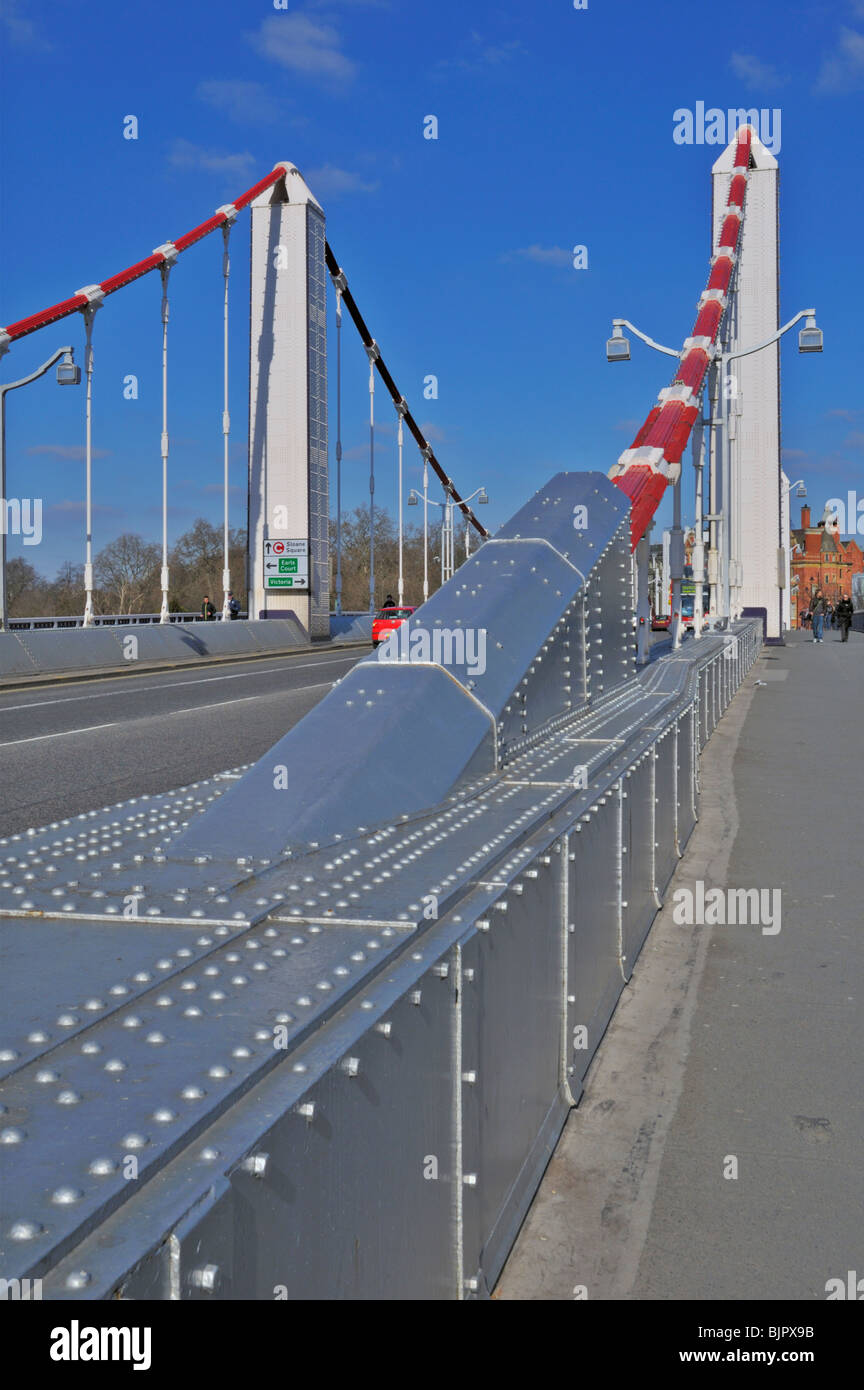 Chelsea Bridge, London, Vereinigtes Königreich Stockfoto