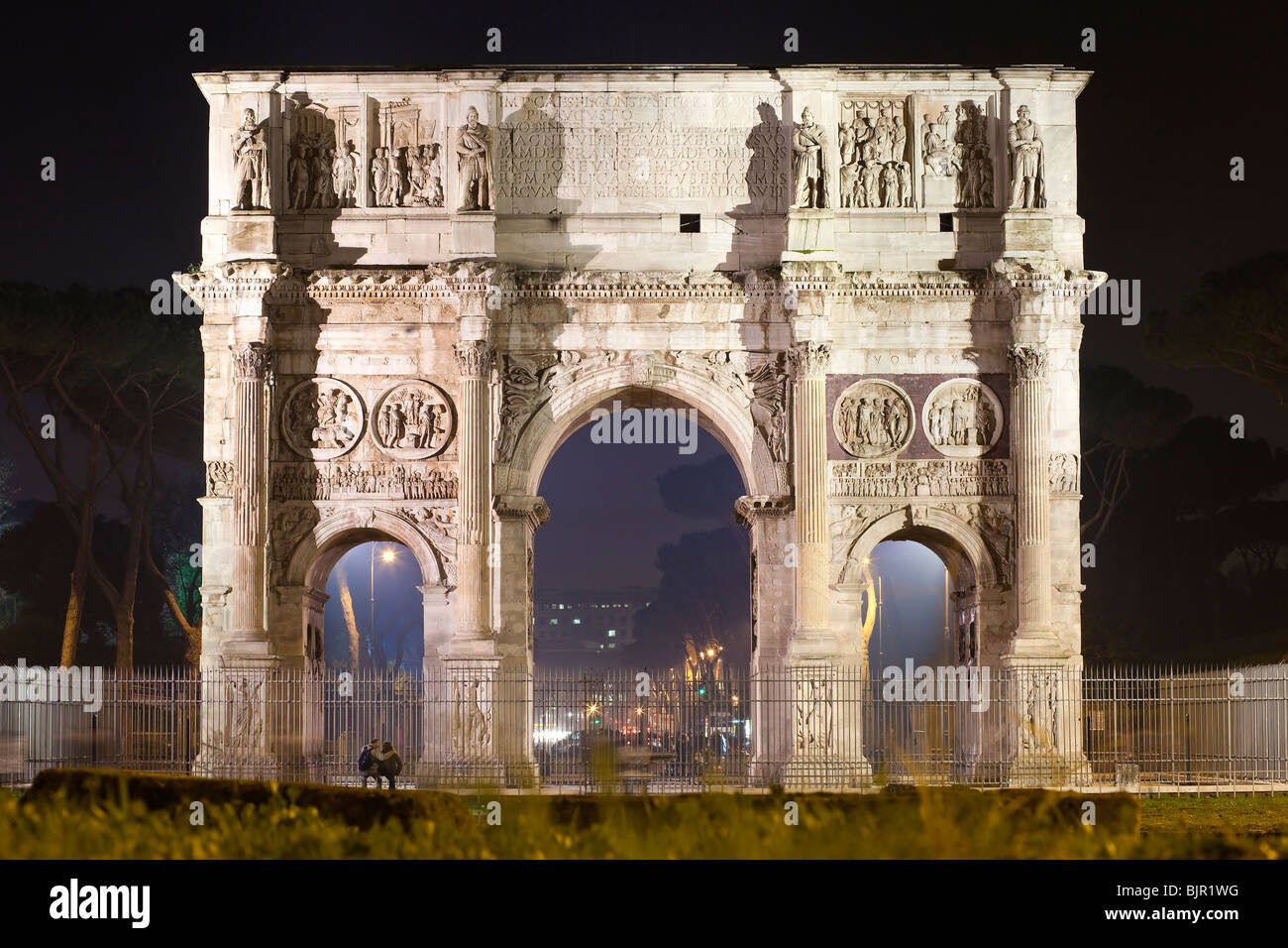 Bogen von Constantine, Rom, Italien Stockfoto