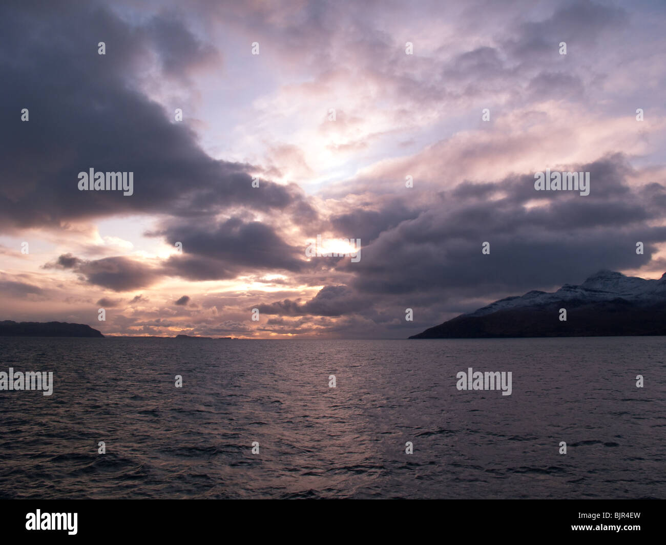 Insel des Rum - die kleinen Inseln, Schottland Stockfoto