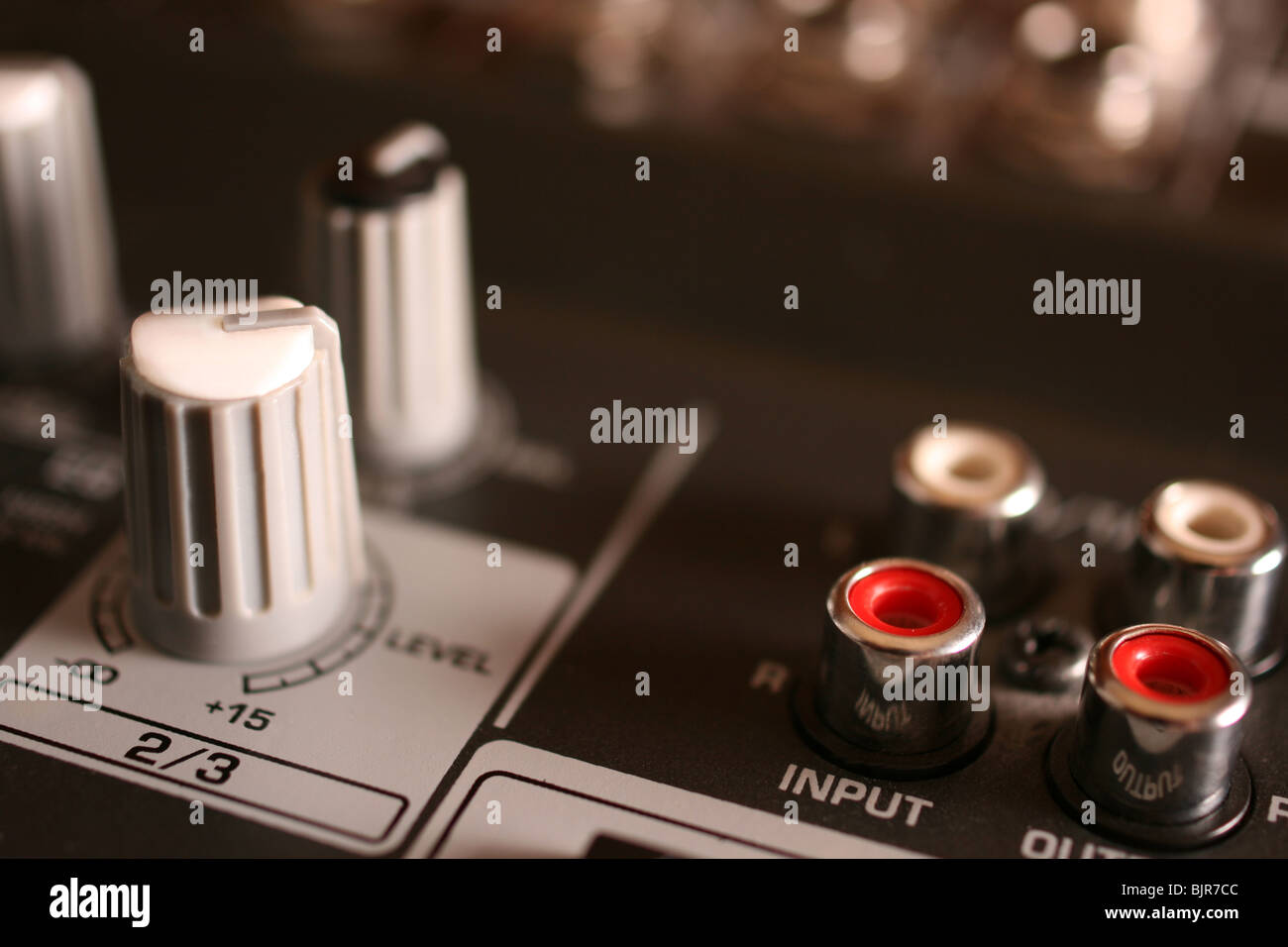 Sound-mixer Stockfoto