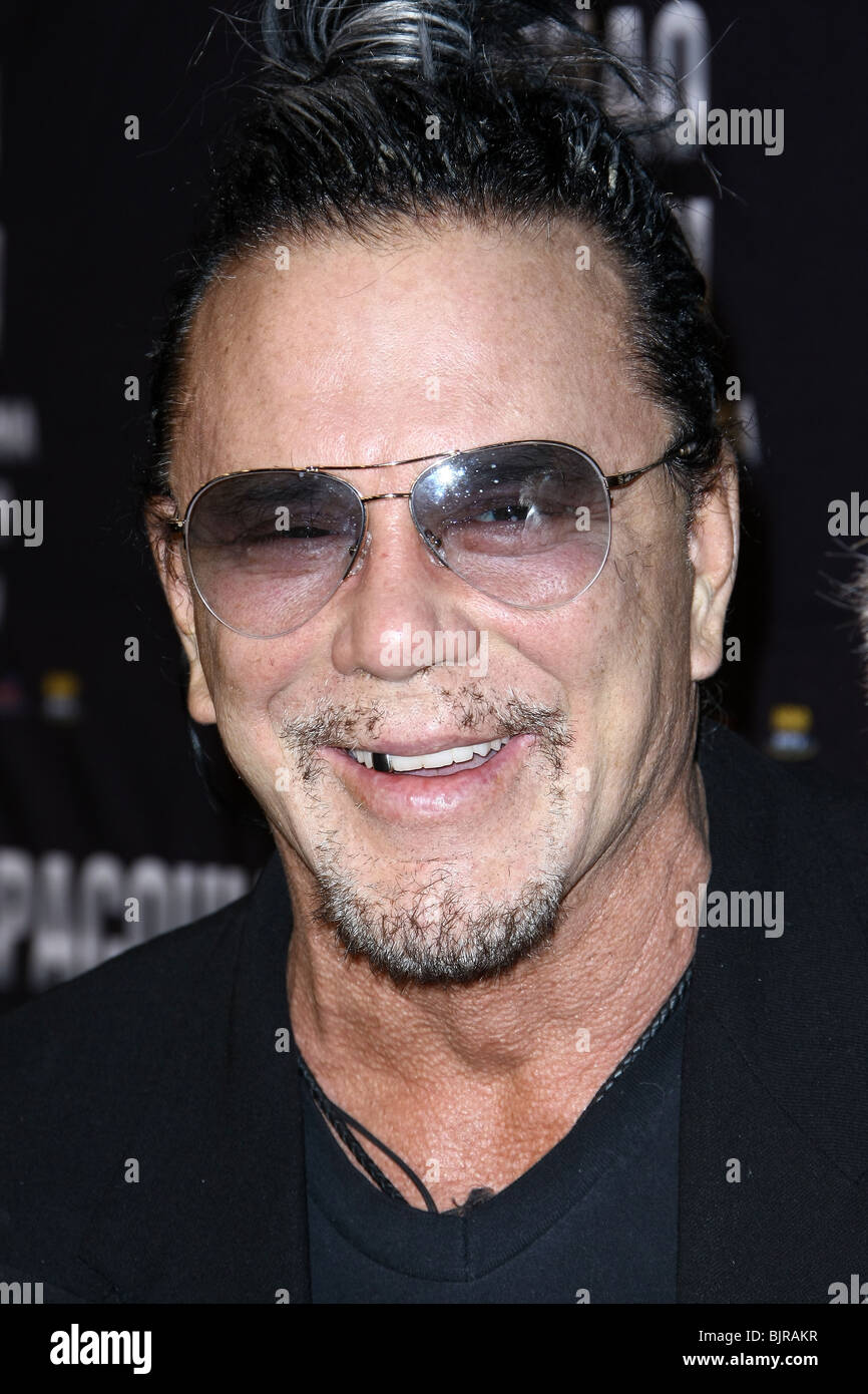 MICKEY ROURKE HBO Sport PACQUIAO V HATTON 24/7 HOLLYWOOD LOS ANGELES CA USA 30. März 2009 Stockfoto