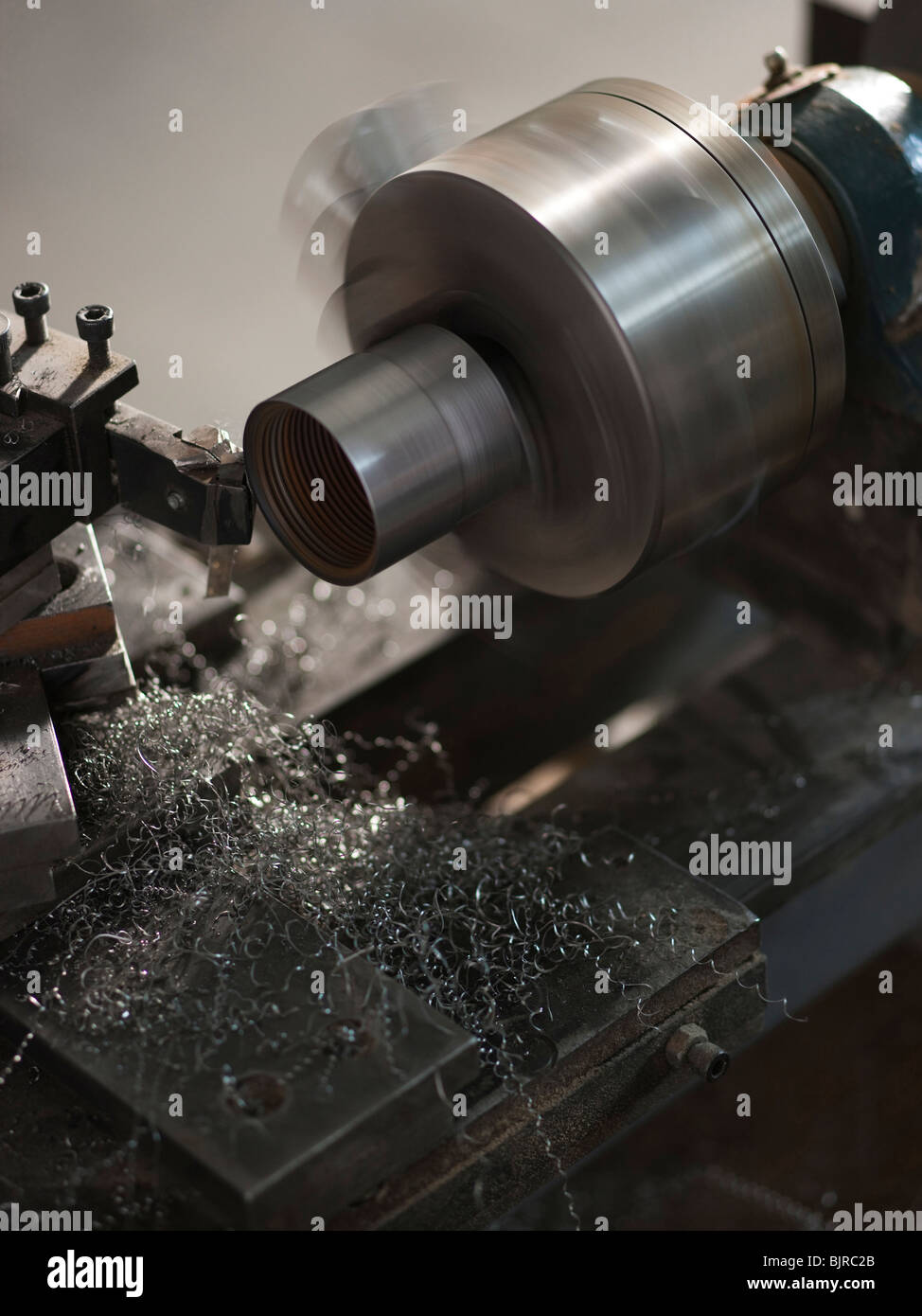 USA, Orem, Utah Fertigungsmaschine in Werkstatt Stockfoto
