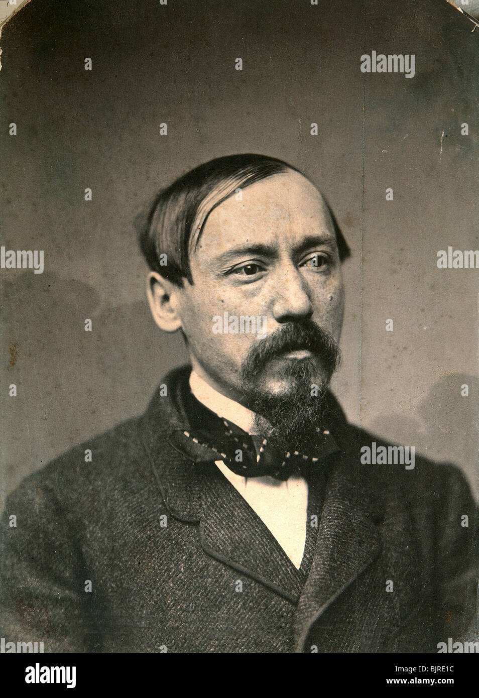 Nikolay Nekrasov, russischer Dichter und Verleger, späten 1850er Jahren. Künstler: Karl August Bergner Stockfoto