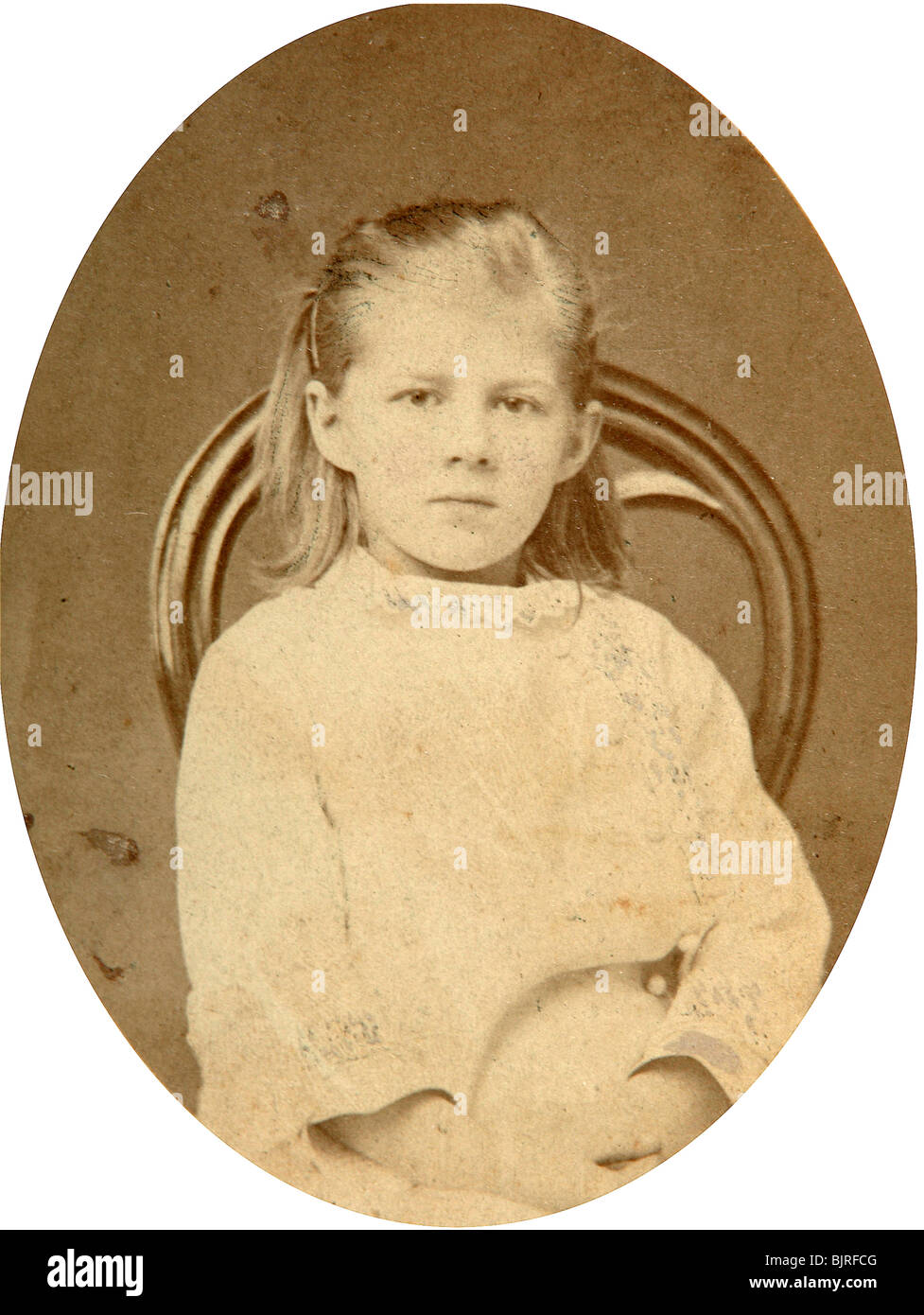 Ljubow Dostoyevskaya, Tochter des Autors Fjodor Dostojewski, 1870. Artist: Unbekannt Stockfoto