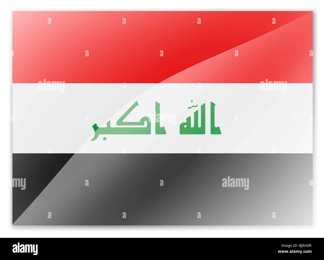 Irak-Flagge Stockfoto