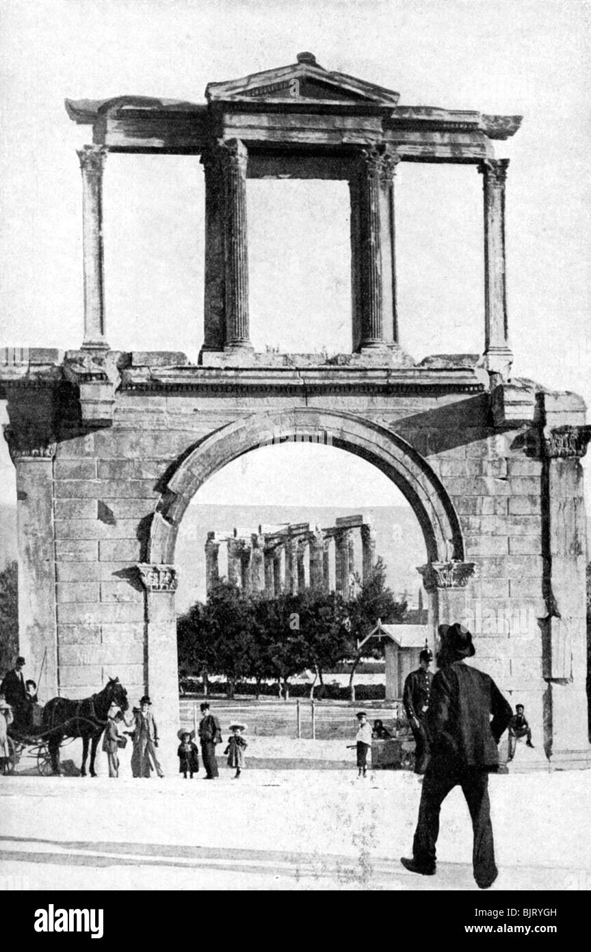 Der Tempel des Zeus, Olympia, Griechenland, 1922. Artist: Keystone Stockfoto