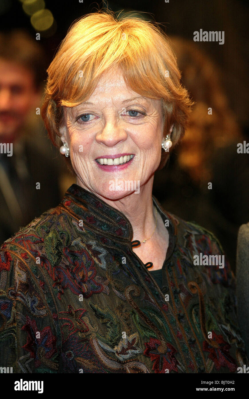 DAME MAGGIE SMITH BERLIN FILM FESTIVAL POTSDAMER PLATZ BERLIN Deutschland 10. Februar 2002 Stockfoto