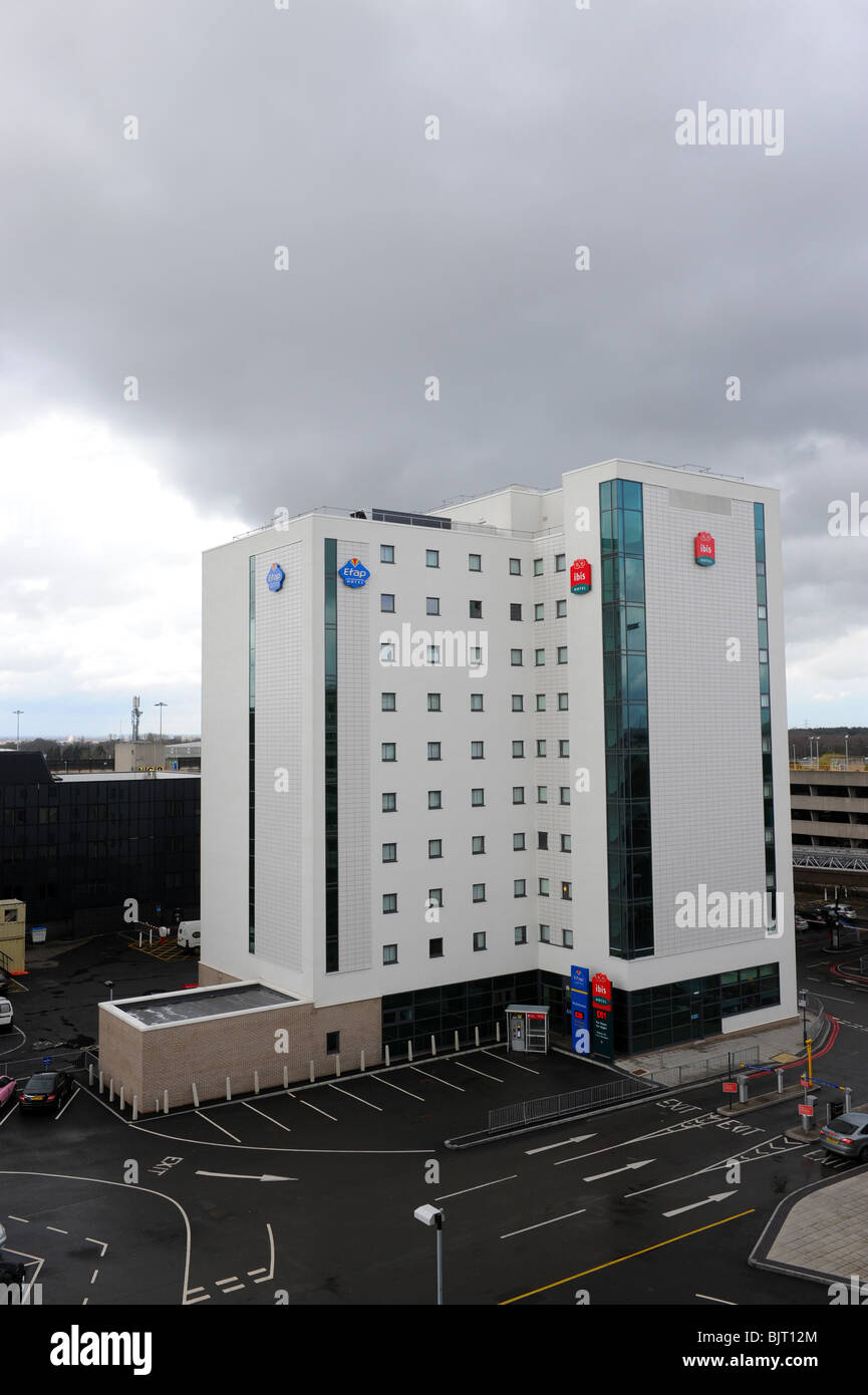 Flughafen Birmingham Ibis und Etap Hotel Stockfoto